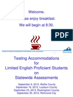 Accommodations for LEP Students_Fall 2013