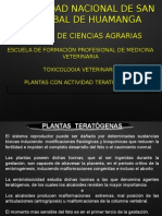 Toxicologia Plantas Teratogenicas