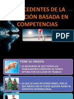 Antecedentes de La Educación Basada en Competencias