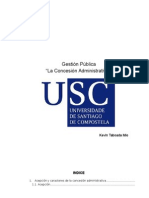 Gestion Publica - Concesión Administrativa