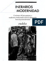 Casullo Nicolas Y Forster Ricardo - Itinerarios de La Modernidad