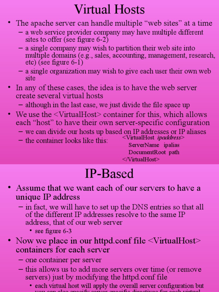 Servername Ipalias Documentroot Path | PDF | Web Server | Internet & Web