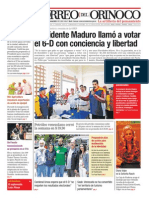 Correo Del Orinoco 07 de Noviembre de 2015