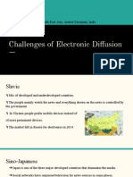 Challenges of Electronic Diffusion 1