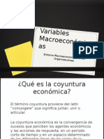 Variables Macroeconómicas