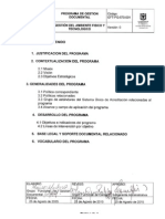 GFT-PG-570-001 Programa de Gestion Documental