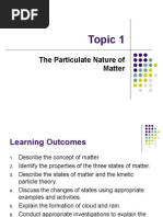 Topic 1 The Particulate Nature of Matter