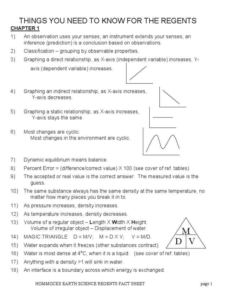 Earth Science Regents Study Guide | PDF | Plate Tectonics | Longitude