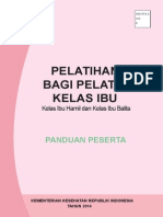 6 - Pelatihan Bagi Pelatih Kelas Ibu (Kelas Ibu Hamil & Kelas Ibu Balita) - Panduan Peserta