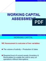 Working Capital Assessment