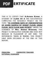 Download chemistry project on fermentation by A Ashwin Kumar SN289634272 doc pdf