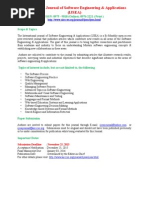 Download International Journal of Software Engineering by ijseajournal SN289635996 doc pdf