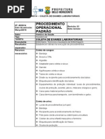 Pop 45 Coleta de Exames Laboratoriais