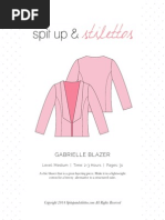 Gabrielle Blazer Sewing Pattern