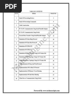 Computer Networks Lab Manual