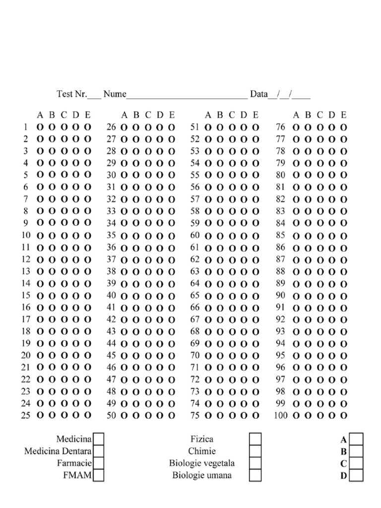 Formular Imbulinare | PDF