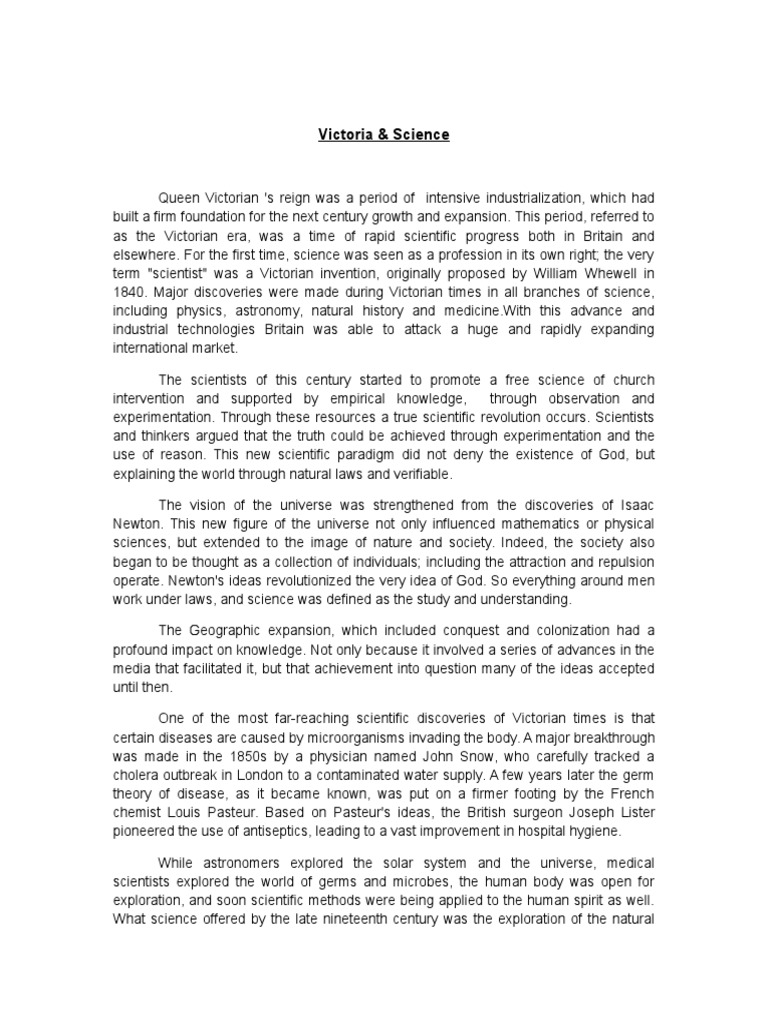 Research paper on victorian era image