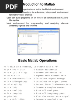 Introduction To Matlab PDF