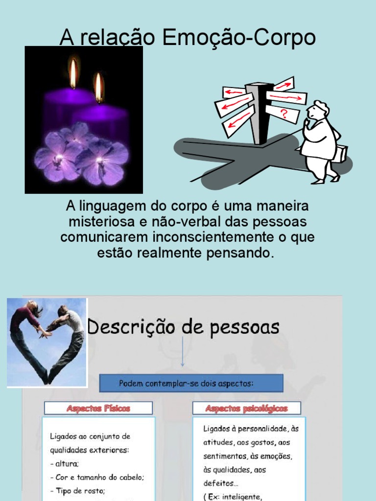 A relação entre emoções, corpo e saúde: Como nossas emoções se ...