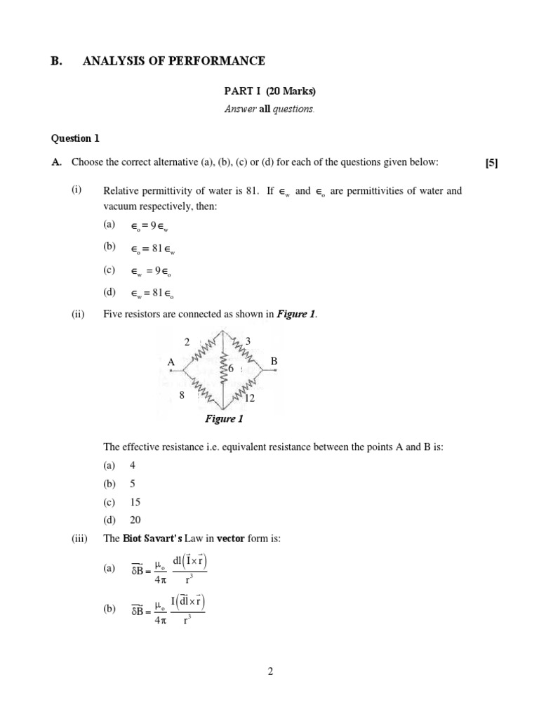 Physics Paper 1 | PDF | Lens (Optics) | Electron
