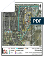 Proposed Temporary Community Residential Facility - Distances Map