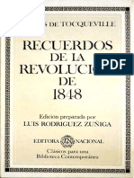 De Tocqueville Alexis - Recuerdos de La Revolucion de 1848