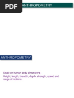 Anthropometric Data and 50th Percentile | PDF | Musculoskeletal System ...