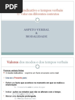 Modos e Tempos Verbais