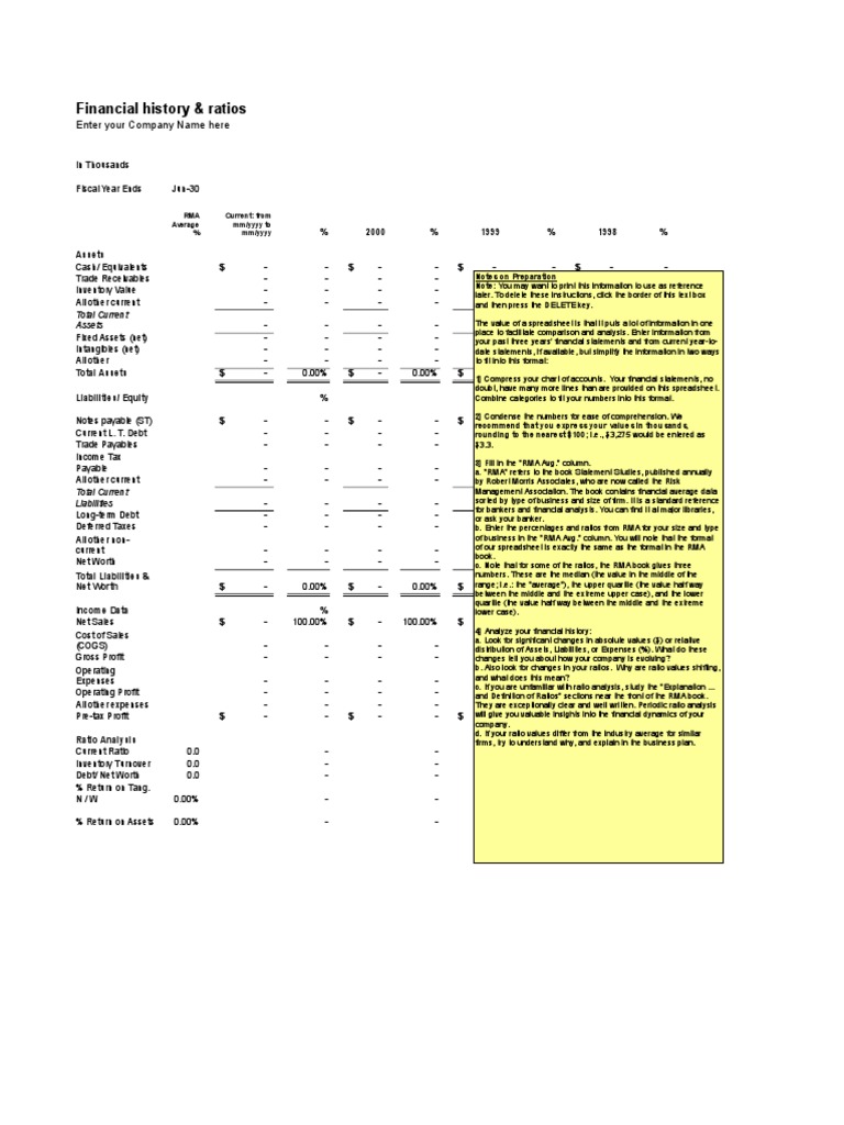 Financial Ratios and Analysis Guide | PDF | Euro | Revenue