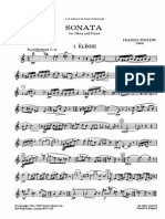 Poulenc Oboe Sonata PDF