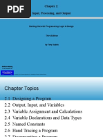 Starting Out With Programming Logic & Design - Chapter2 - Input, Processing, and Output