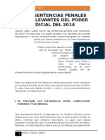 Las 8 Sentencias Penales Más Relevantes Del Poder Judicial Del 2014