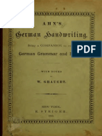 Ahn's German Handwriting (1869)