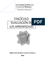 Tipos de Evaluación