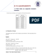 Stock vs Almacenamiento