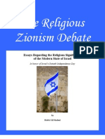 Religious Zionism Debate
