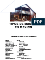 Tipos de Madera en Mexico