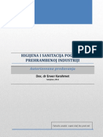 Higijena i Sanitacija Pogona u Prehrambenoj Industriji - Autorizovana Predavanja - Enver Karahmet (Kolor)