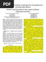 A Ciência e o Cientista na perspectiva de professores da Educação Básica