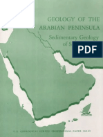 Sedimentary Geology of Saudi Arabia With Map