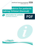 Dietary Advice For Patients Taking Orlistat