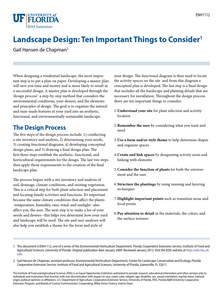 Landscape Design Essentials Guide | PDF | Gardens | Soil