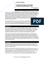 Why We Did The Audit: Independent Evaluation of The FDIC's Information Security Program-2010