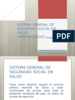 Sistema General de Seguridad Social en Salud