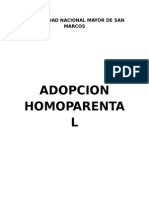 Tesis de Refutacion Adopcion Homoparental