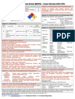 MSDS - Asam Klorida (HCl)