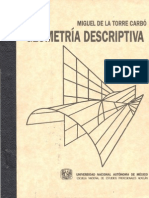Geometria Descriptiva [Miguel de La Torre Carbó]