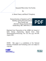 Building Integrated Photovoltaic Test Fasility