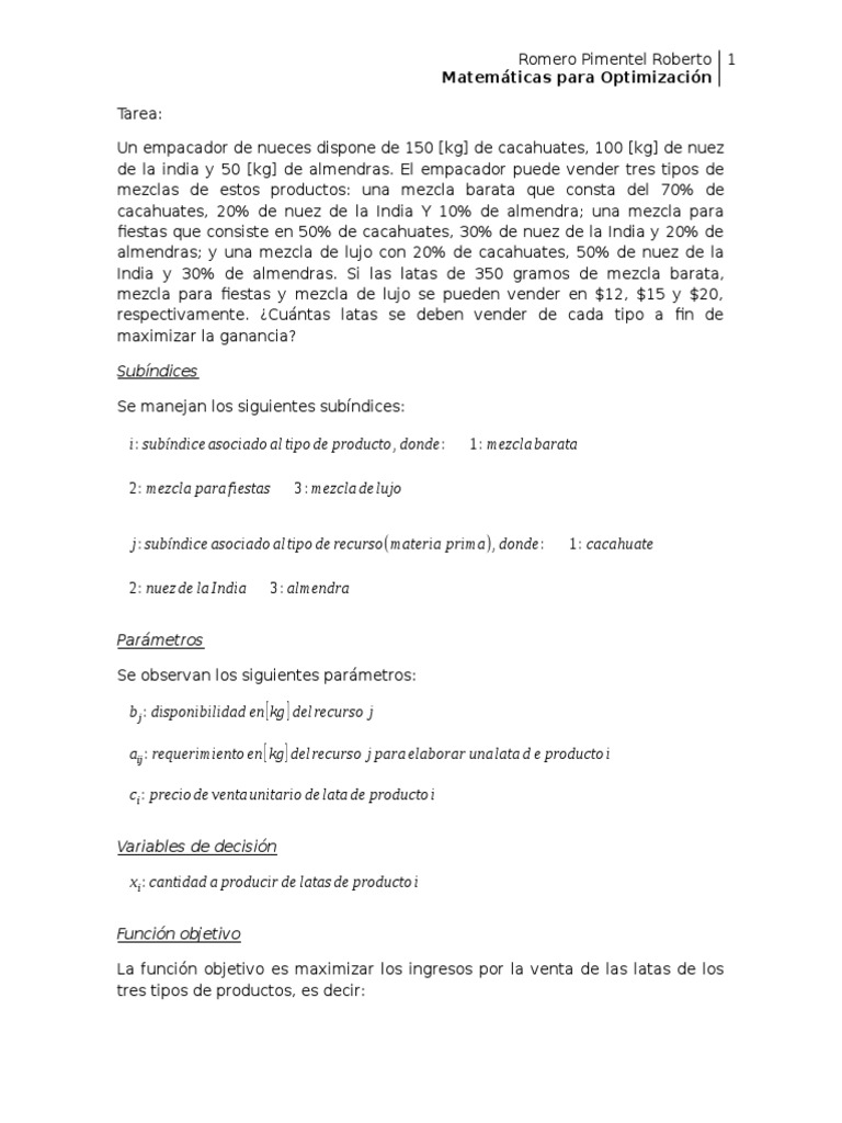 Programa Dual en LINDO PDF Programación lineal Enseñanza de