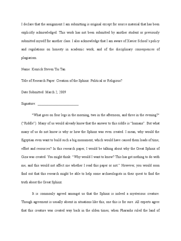 Great sphinx of giza picture